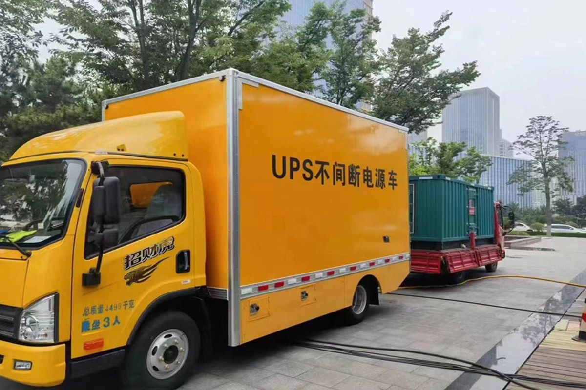 改则发电机租赁施工现场